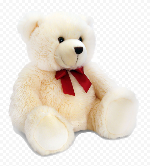 White Teddy Bear PNG Photo