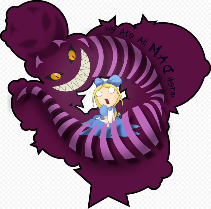Download Cheshire Cat PNG Transparent Image