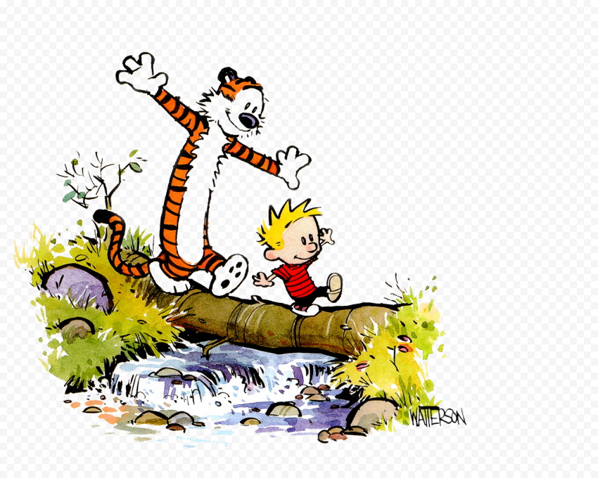 Calvin And Hobbes PNG Image