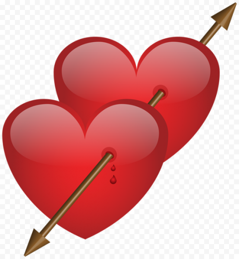 red heart png transparent