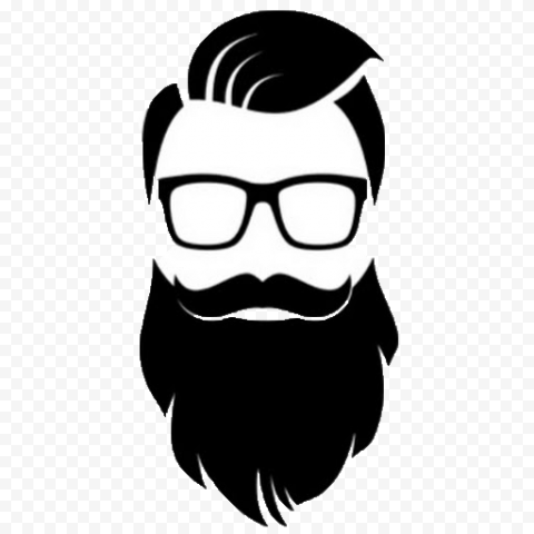 man white and black with eyeglasses art,