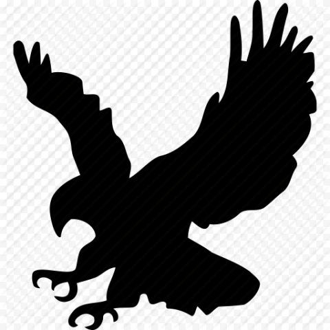 silhouette of eagle illustration, Bald Eagle Bird Golden eagle, Icon Eagle Free s, animals, hand, vertebrate 