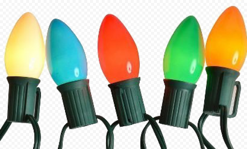 Download Strand Of Christmas Lights PNG File