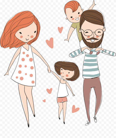 happy family art, Family Father Love, parents, love, child, hand 