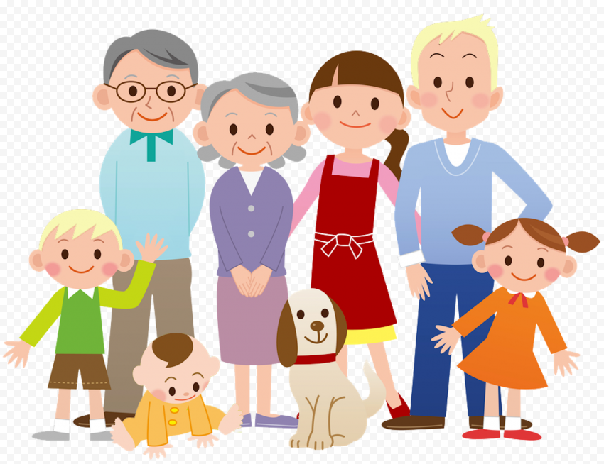 Family Cartoon, Family, child, people, public Relations