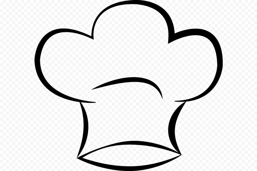 Chef's uniform Hat Cap, chef hat, love, white, face