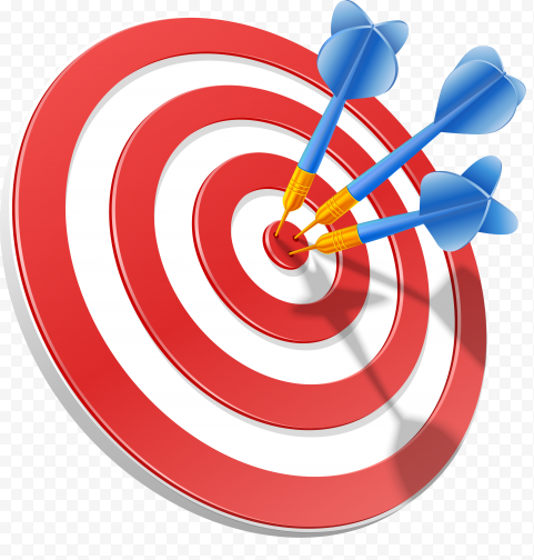 Infographic Shooting target Bullseye, Red minimalist target, ring, company, simple