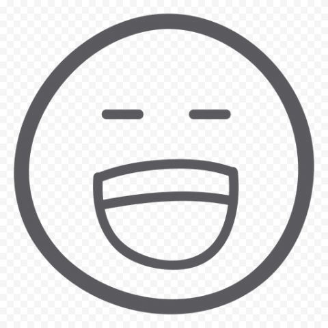 Cheerful Smiley PNG Transparent Image