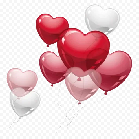 Heart Balloon PNG File