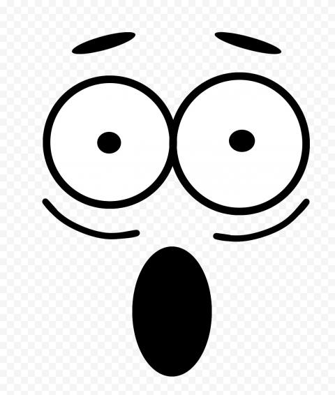 Download Outline Face Art Emoji PNG HD