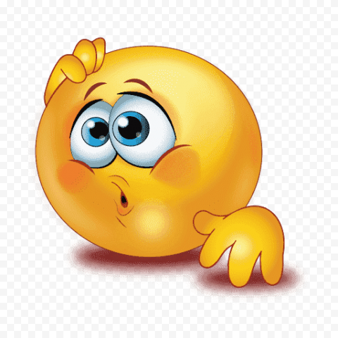 Confused Emoji Transparent Images PNG