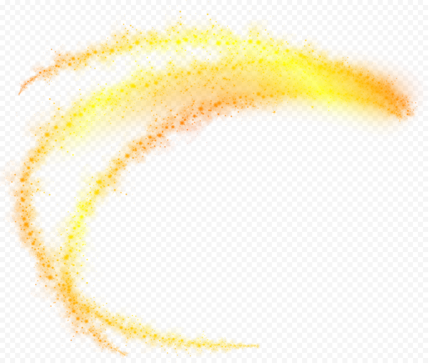 Download Clipart Yellow Sparkle Shining Stars Powder Effect 