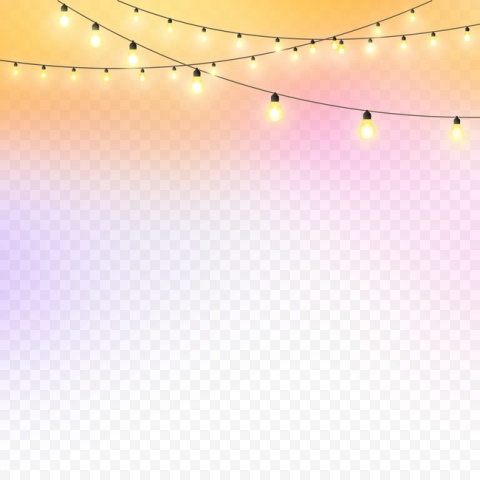Download png image Hanging Night Bulb Light Yellow Celebration 