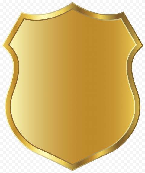 Icon, Golden Badge Template, gold badge frame, rectangle, shield