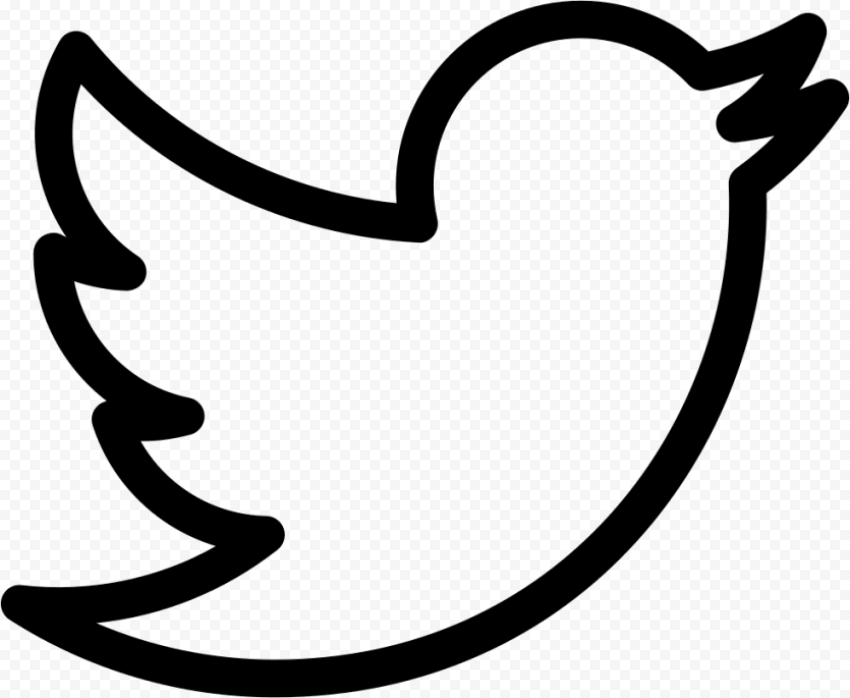 transparent twitter logo white