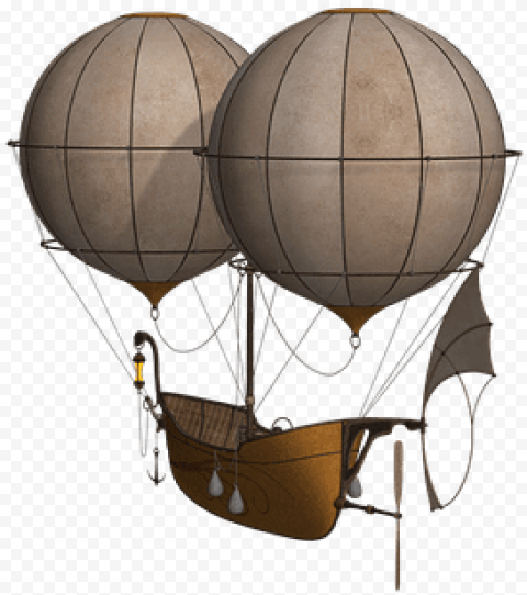 hot air balloon aircraft balloon airship f steampunk hot air balloon