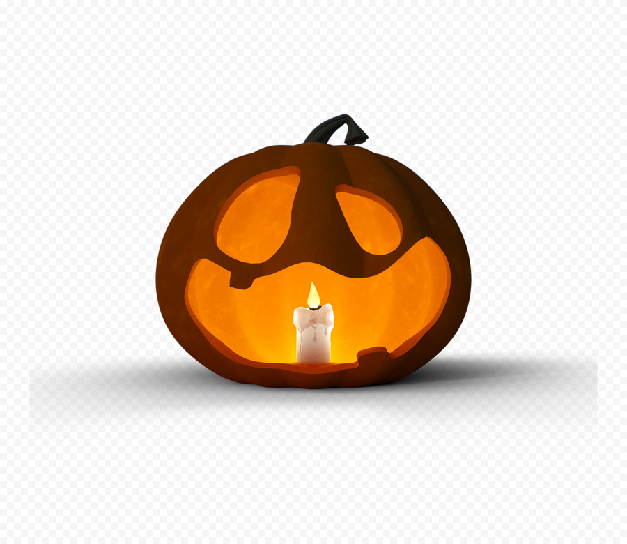 Halloween Scary Pumpkin 3d Character PNG