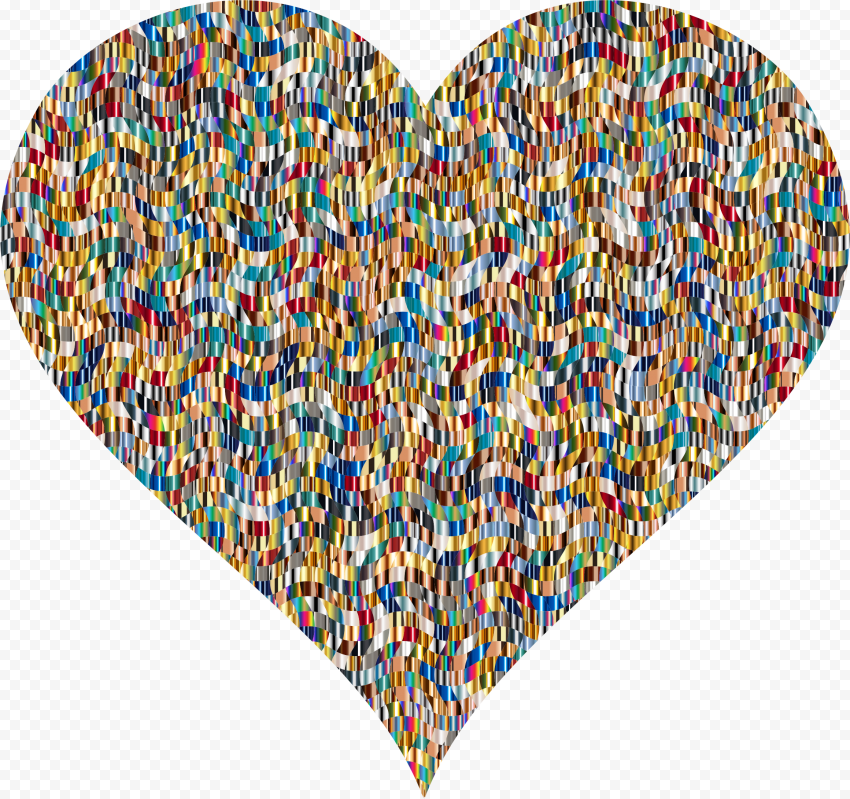 colorful confetti heart 5 clip arts clip art png