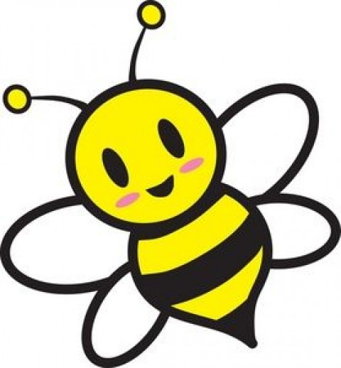 Cute Bee Clipart Cartoon Bee Character Free PNG