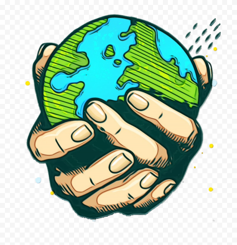 Cartoon finger hand gesture, Earth Day, Save The World, Save The Earth, Watercolor, Paint, Wet Ink, Cartoon, Earth Day, Save The World, Save The Earth png