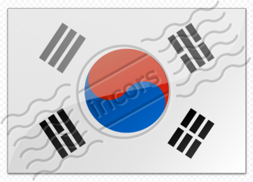 National Flag Of Korea, HD Png Download