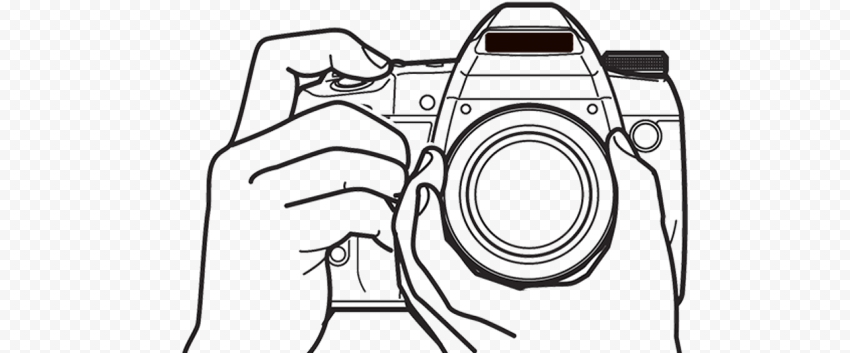 Collection Of Photographer With Camera Drawing Png   Photography Camera Drawing, Transparent Png
