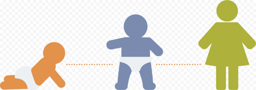 Crawling Baby, Toddler, Girl Illustrations   Baby Growing Png, Transparent Png