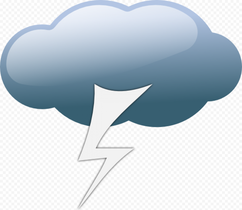 Cloudy Thunderstorm Cloud   Cloud Clipart, HD Png Download