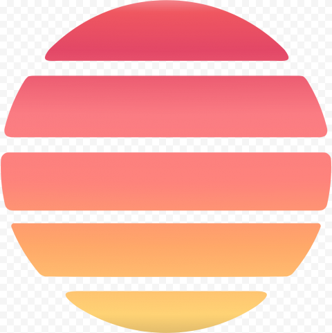 Synthwave Retrowave Radio   Vaporwave Sun Transparent, HD Png Download