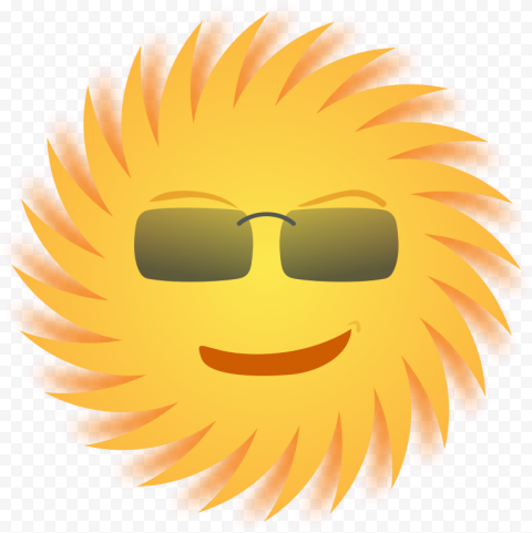 Summer Clipart Illustration Of A Happy Smiling Sun   Sun Clip Art, HD Png Download