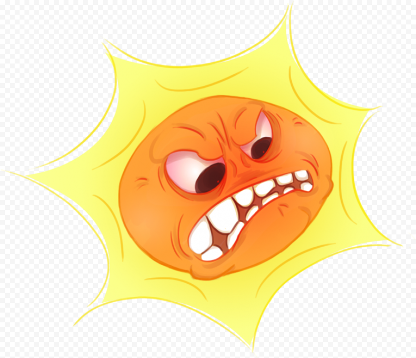 Angry Png   Angry Sun Png, Transparent Png