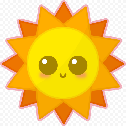 Cartoon Sun Photos   Kawaii Sun, HD Png Download
