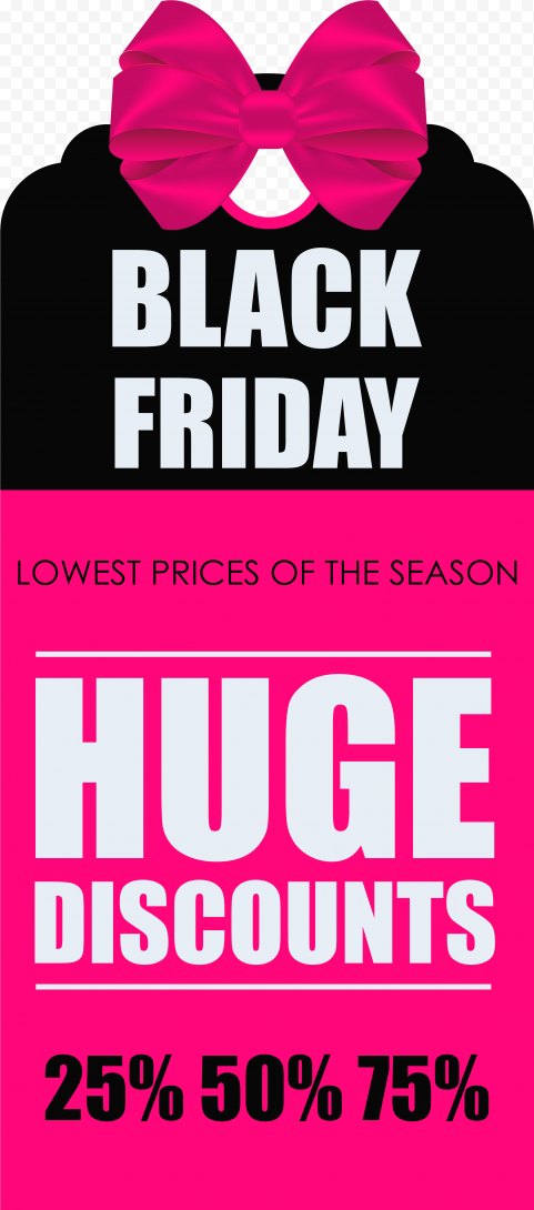Black Friday Tag PNG Image