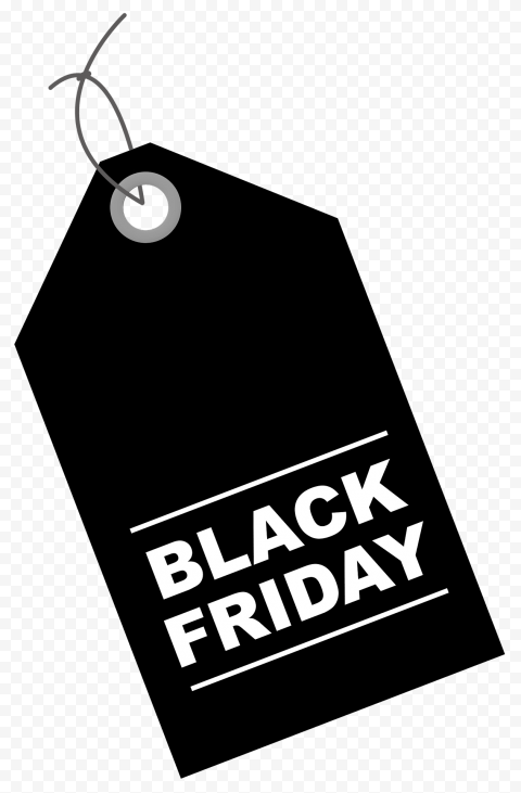 Black Friday Tag PNG Picture
