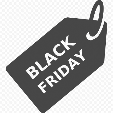 Black Friday Tag PNG High Quality Image
