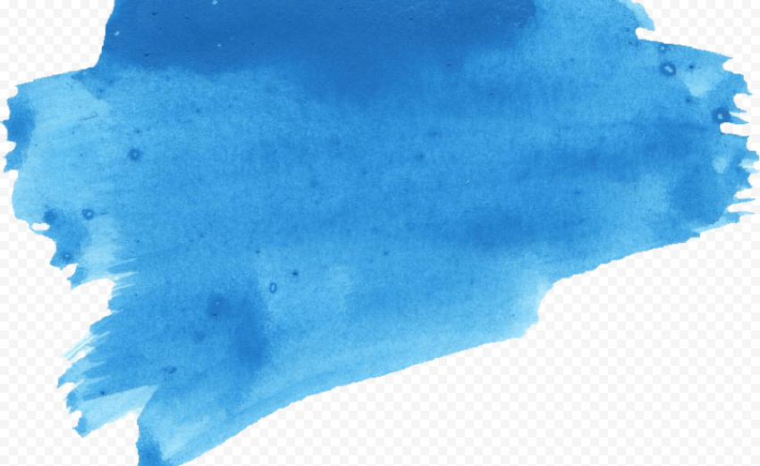 70 Watercolor Brush Stroke Onlygfxcom   Blue Watercolor Brush Stroke, HD Png Download