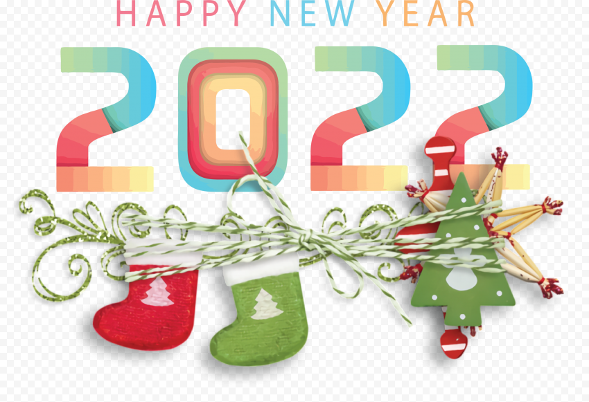 2022 Happy New Year 2022 New Year 2022, Christmas Day, Holiday, Rudolph, png