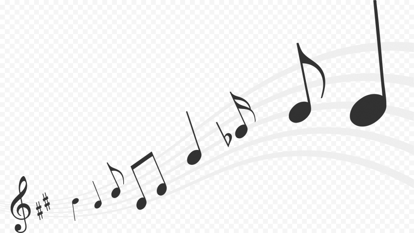 Musical Notes PNG Transprent Background