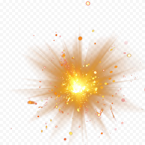 Light Adobe Fireworks, 2017 golden light, orange spark, golden Frame, effect, orange png