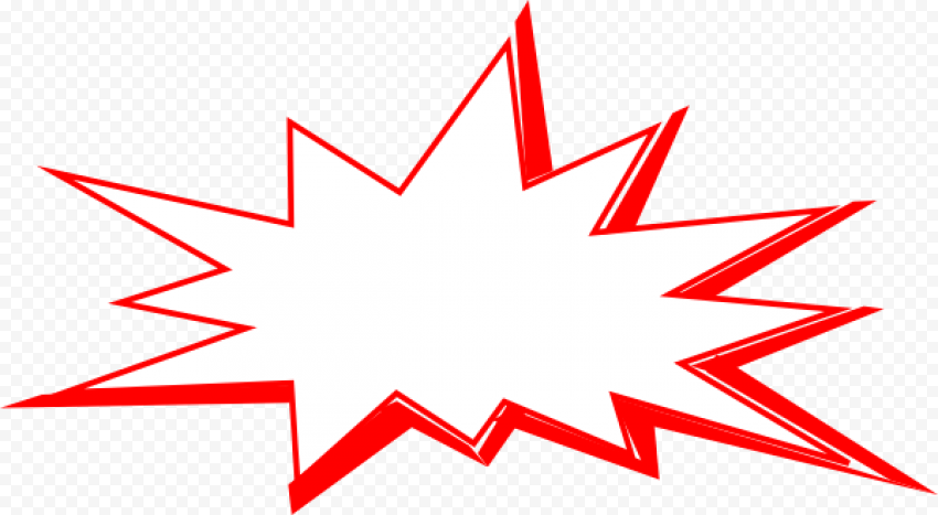 Burst Explosion Transparent Background PNG