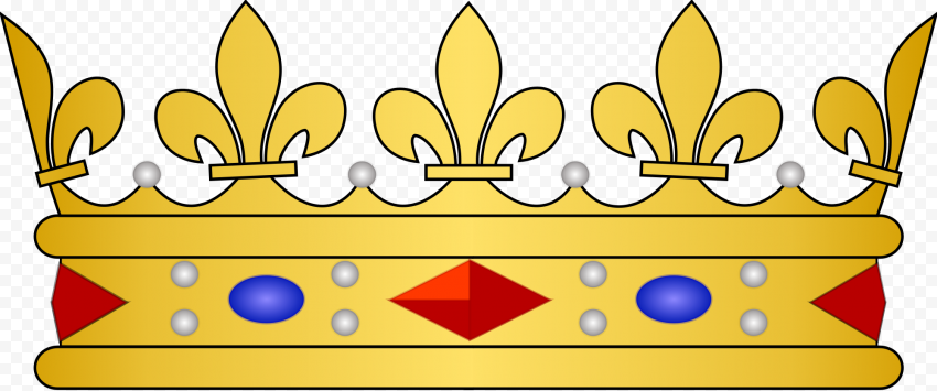 Golden Prince Crown Free PNG Image