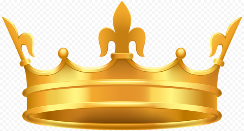 Golden Prince Crown Transparent Image