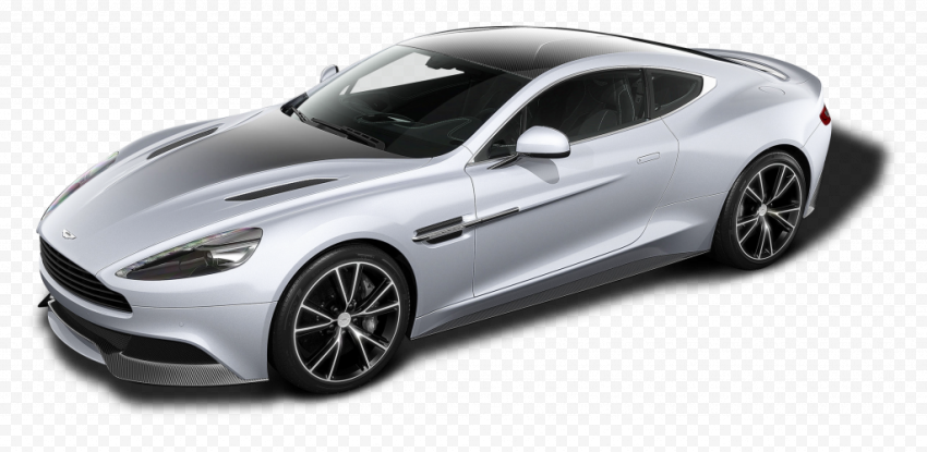 Aston Martin Silver Car PNG Pic