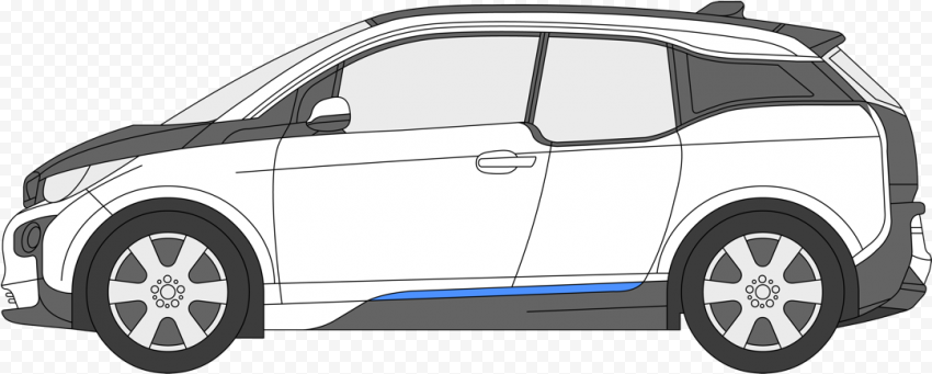 Electric Car PNG Pic