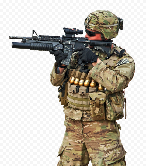Fighting Army PNG Image Background