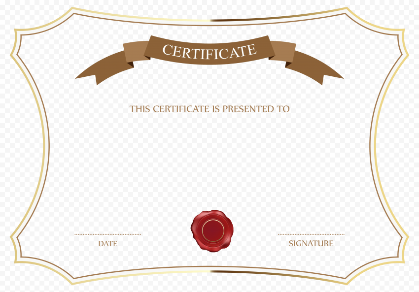 Academic Certificate PNG