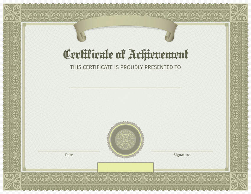 Certificate PNG Download Image