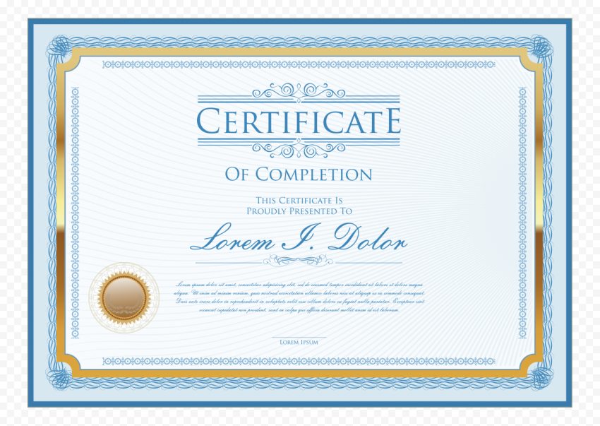 Coral Springs Economic Development, certificate, blue, english, text png