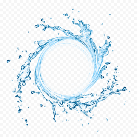 Blue Splash Water PNG Image File