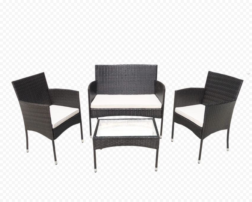 Classy Garden Furniture PNG Image